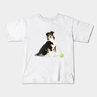 Australian Shepherd Dog Kids T-Shirt